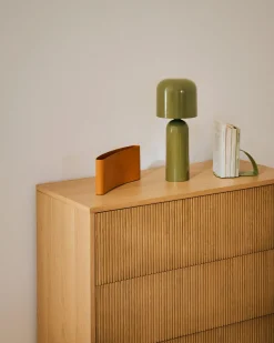 Kave Home Tafellamp Monze Groen Gelakt Metaal