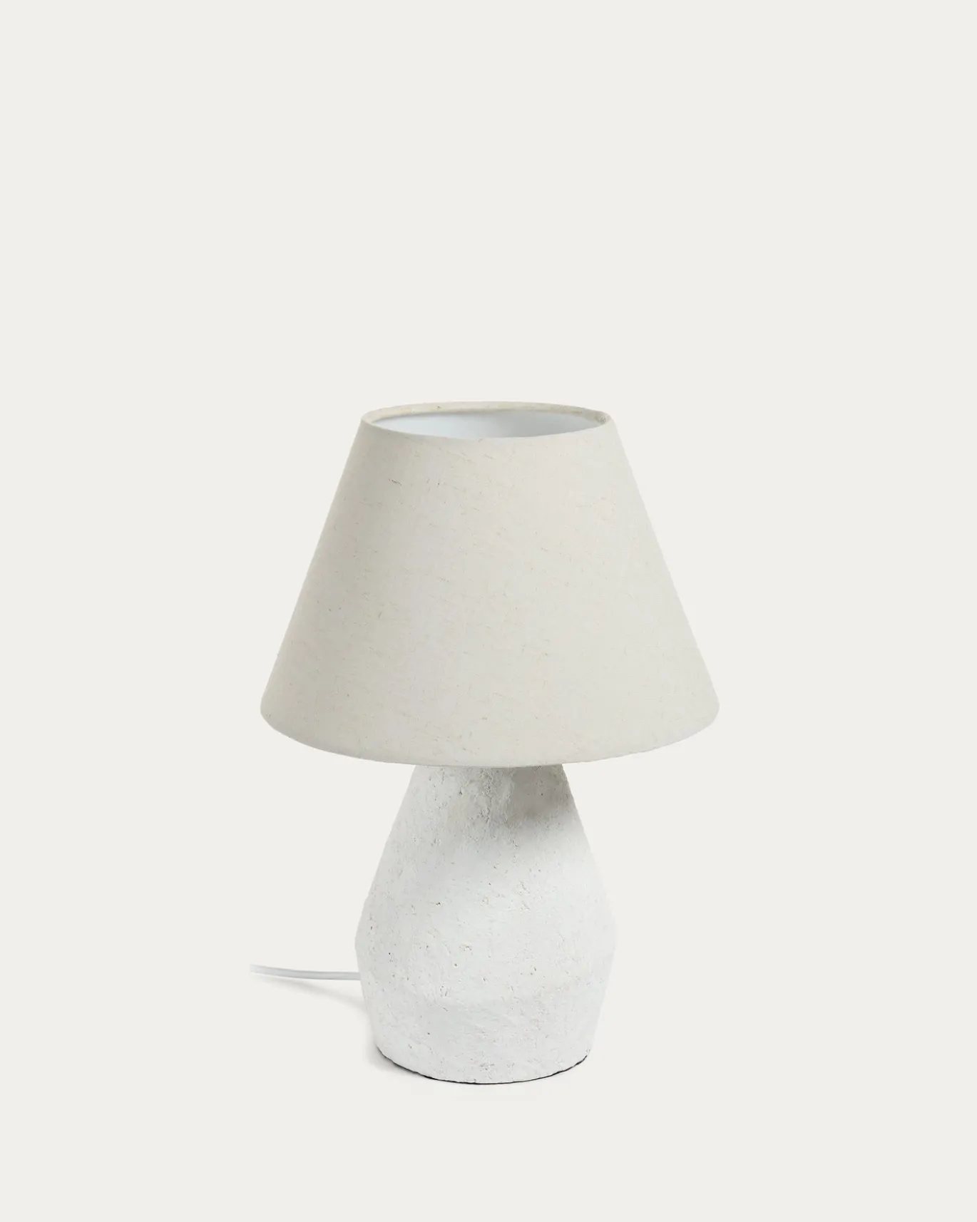 Kave Home Tafellamp Noara Magnesium Wit
