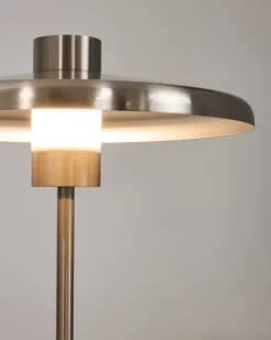 Kave Home Tafellamp Nuvira Zilver Geborsteld Metaal