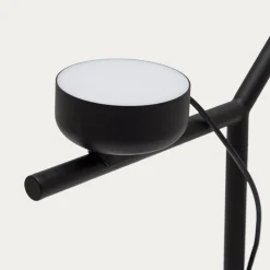 Kave Home Tafellamp Orey Zwart met Verstelbare Spot