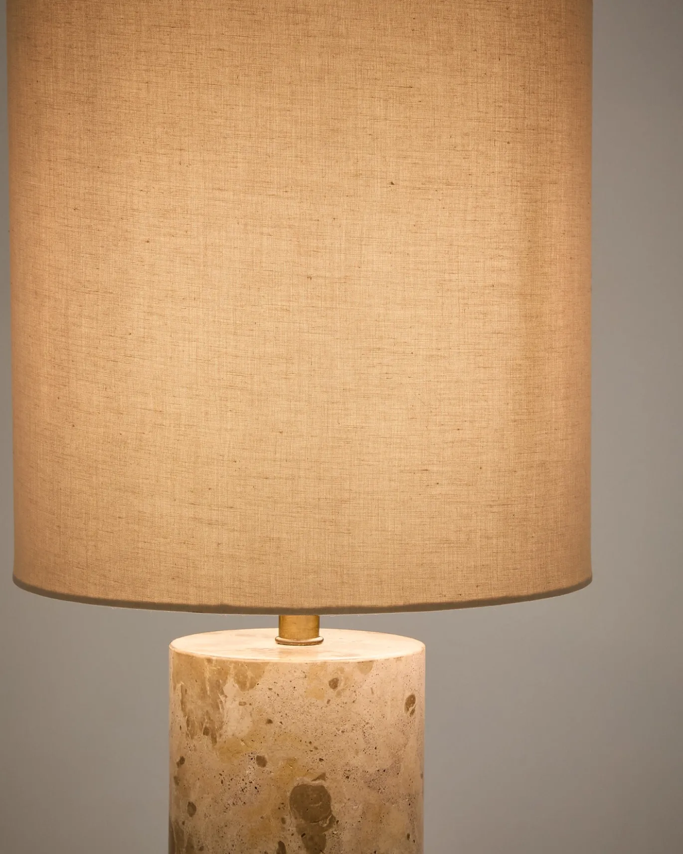 Kave Home Tafellamp Raze Marmer Beige
