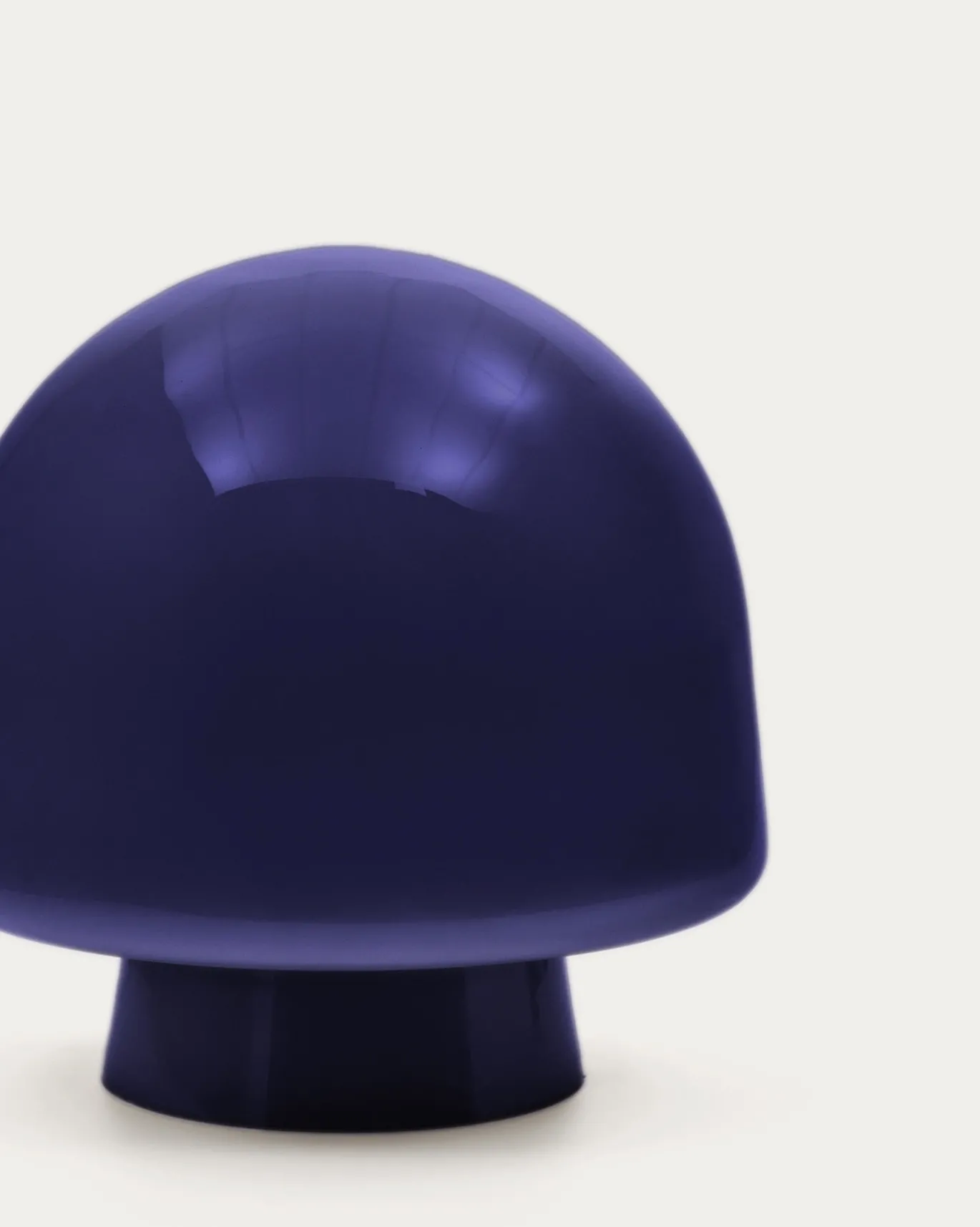 Kave Home Tafellamp Reig Blauw Glas