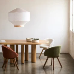 Kave Home Tafel Mailen Ovaal Essenfineer Naturel Ø220x105cm