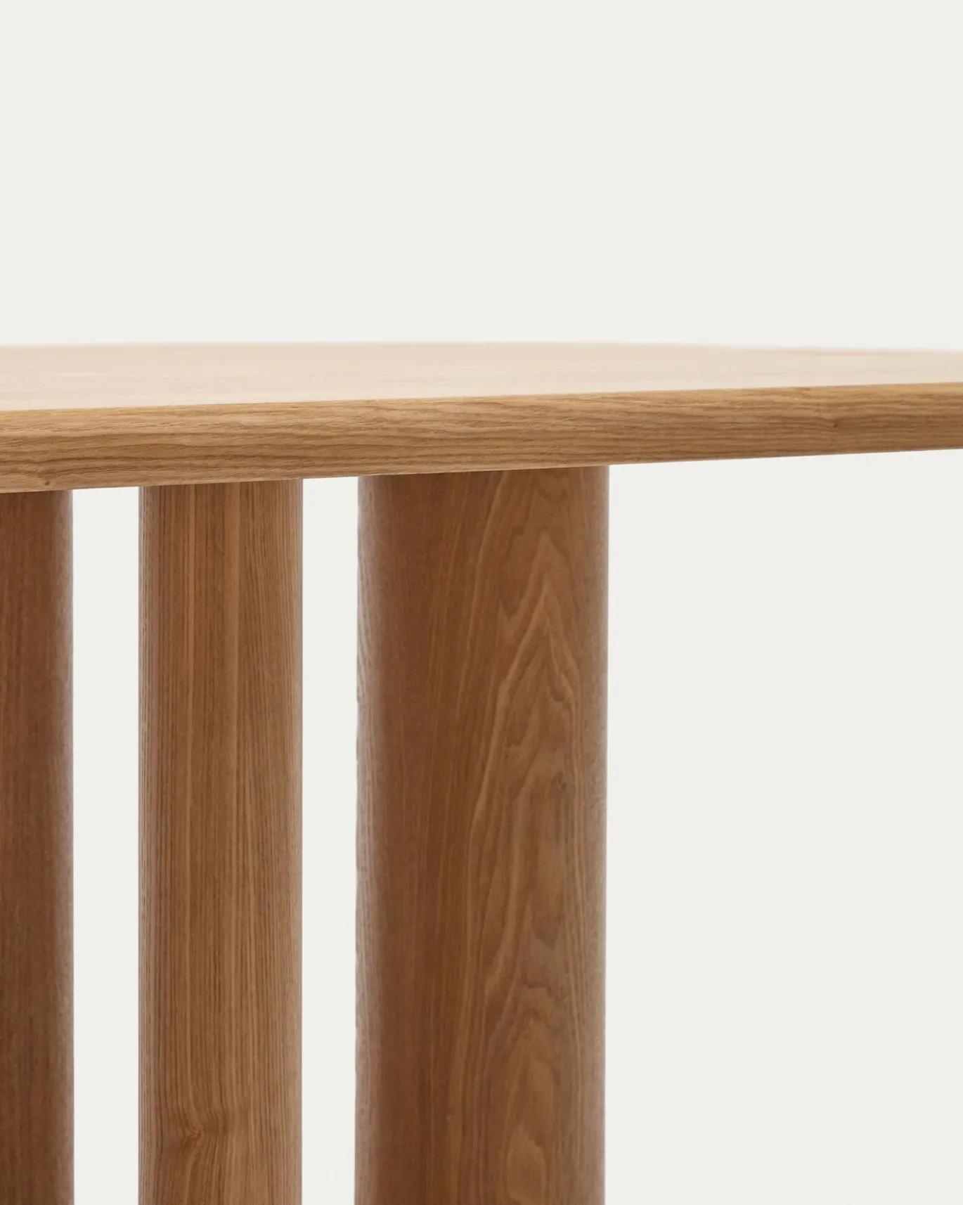 Kave Home Tafel Mailen Ovaal Essenfineer Naturel Ø220x105cm
