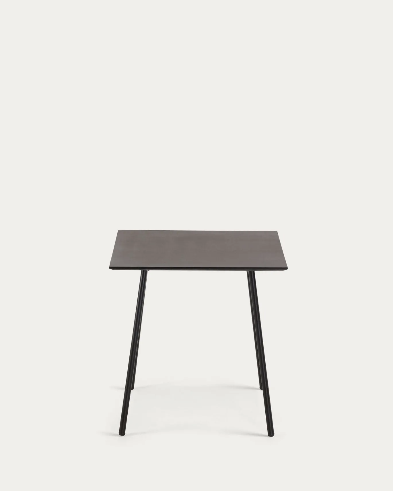 Kave Home Tafel Mathis Cementvezel Zwart 75x75cm
