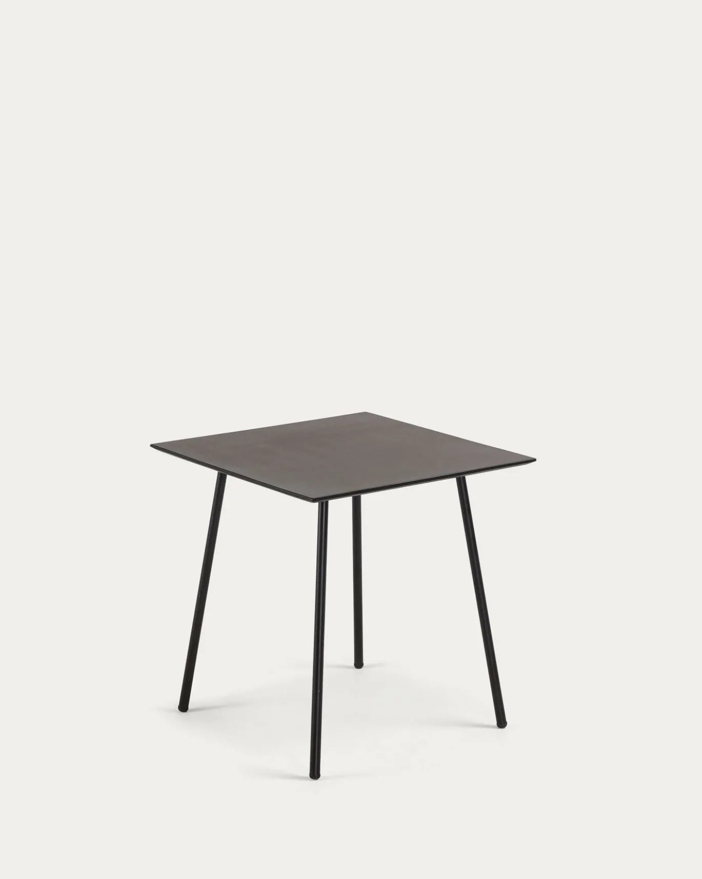 Kave Home Tafel Mathis Cementvezel Zwart 75x75cm