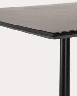 Kave Home Tafel Mathis Cementvezel Zwart 75x75cm