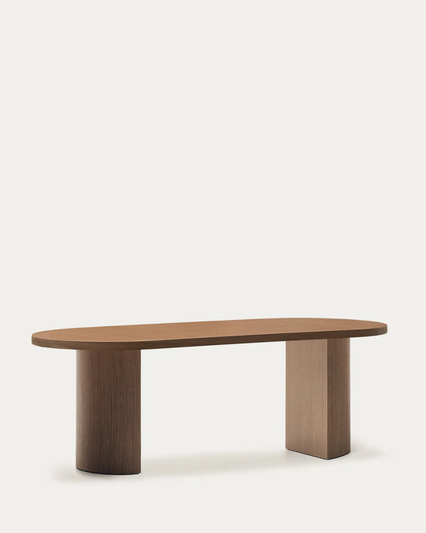 Kave Home Tafel Nealy Walnootfineer Donkere Afwerking 200x100cm
