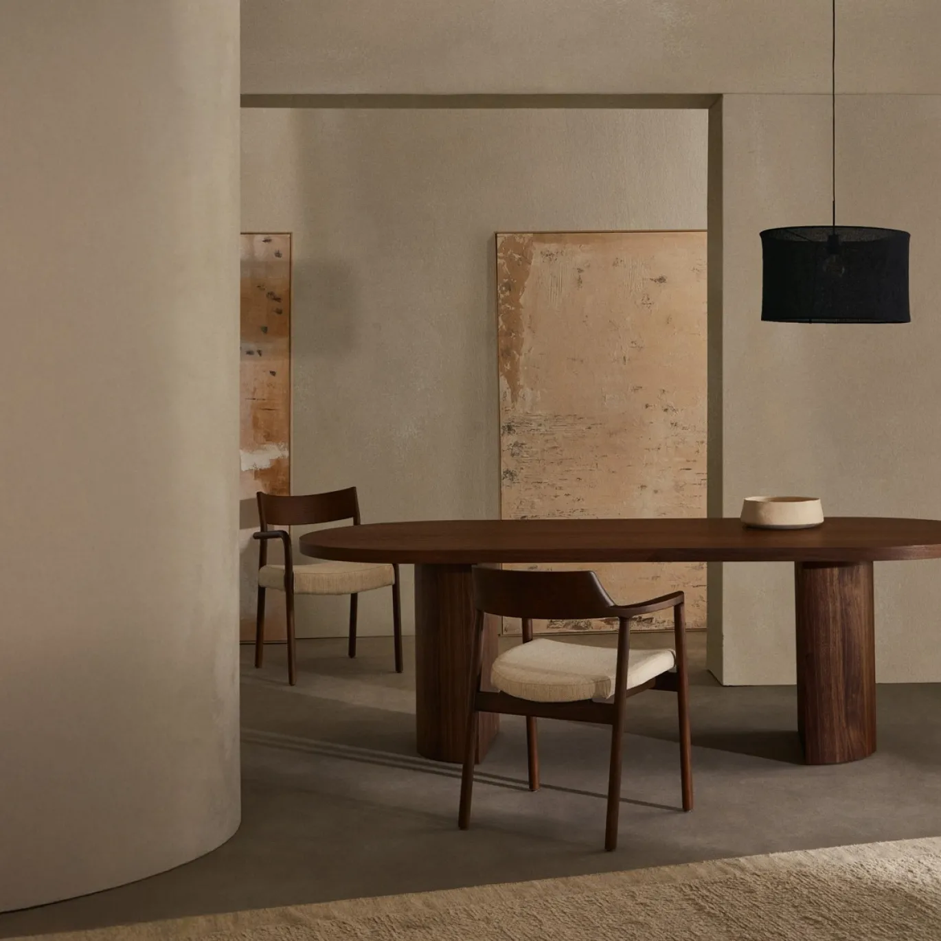 Kave Home Tafel Nealy Walnootfineer Donkere Afwerking 200x100cm