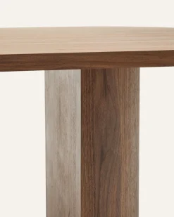Kave Home Tafel Nealy Walnootfineer Donkere Afwerking 200x100cm