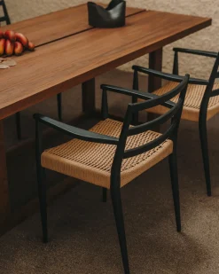 Kave Home Tafel Sashi Massief Teakhout 220x100cm