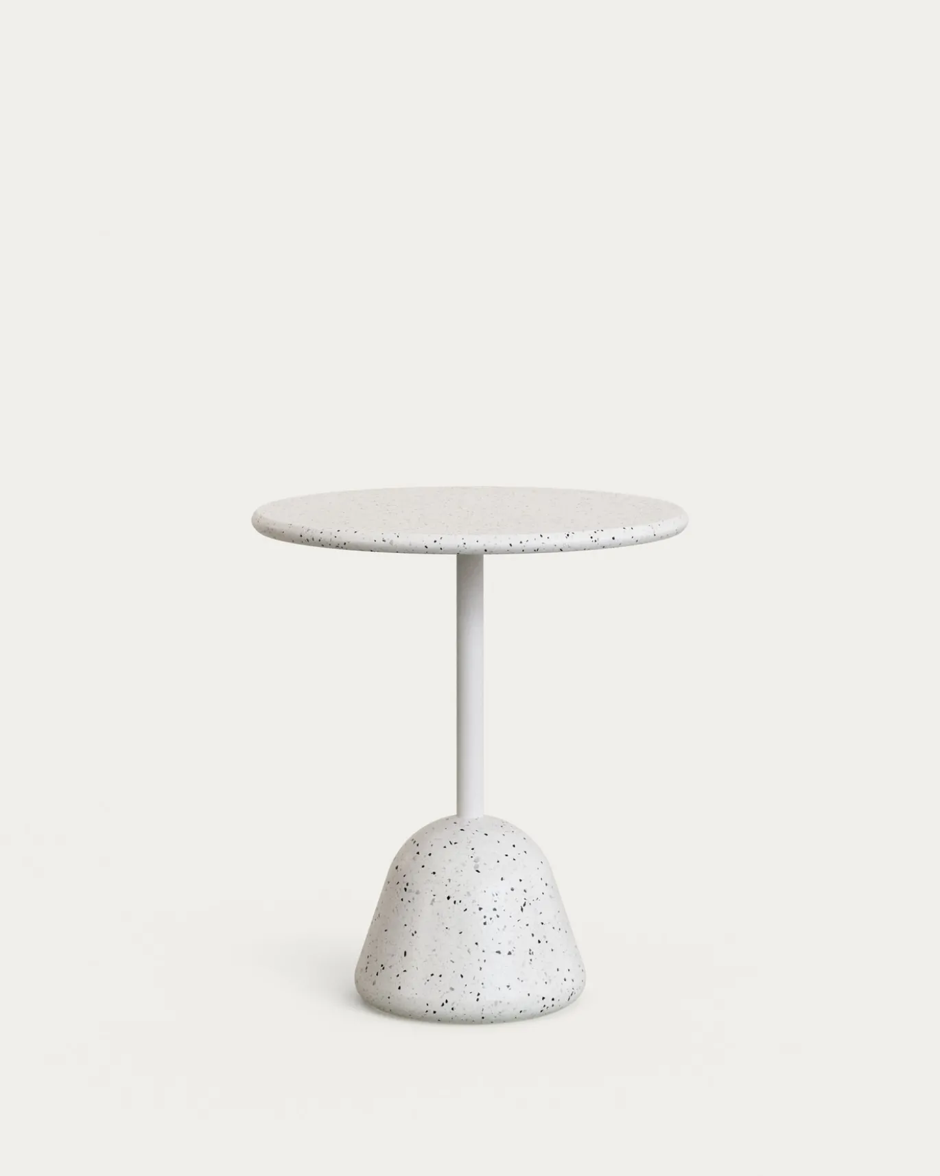 Kave Home Tafel Saura Terrazo Wit 75xØ70