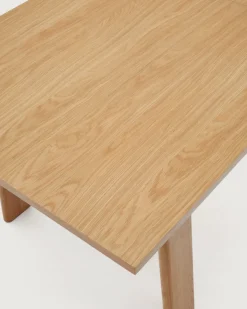 Kave Home Tafel Uitschuifbare Arlen Eikenhout Naturel 200 (250)x95cm