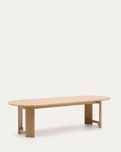 Kave Home Tafel Xoriguer Massief Eucalyptushout 280x110cm