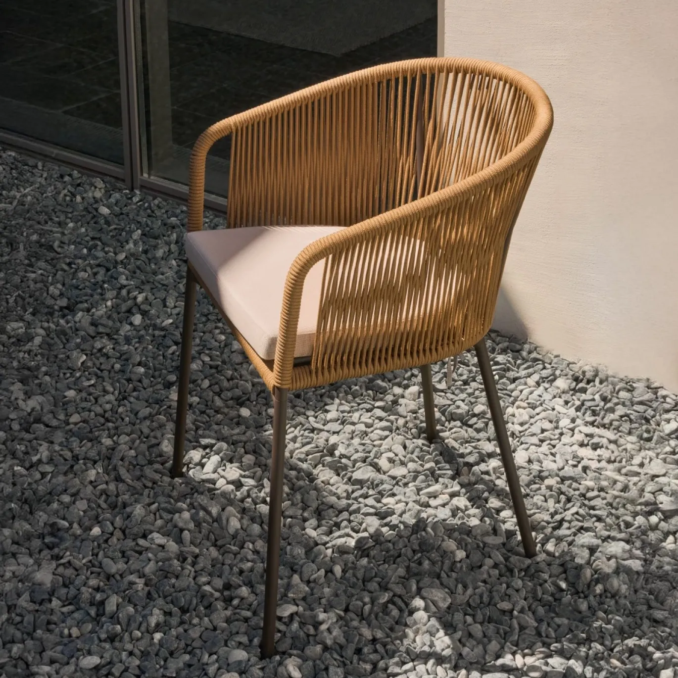 Kave Home Touwstoel Yanet Beige