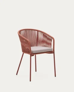 Kave Home Touwstoel Yanet Terracotta