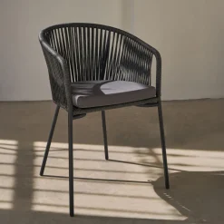 Kave Home Touwstoel Yanet Zwart
