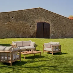 Kave Home Tuinset Sacova Massief Eucalyptushout