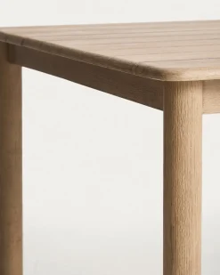Kave Home Tuinset Sori Acaciahout Taupe Touw 4 stoelen