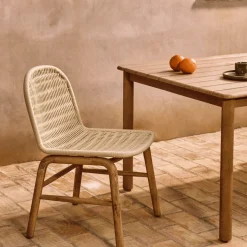 Kave Home Tuinstoel Alipa Acaciahout Beige