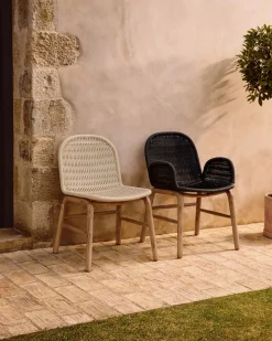 Kave Home Tuinstoel Alipa Acaciahout Beige