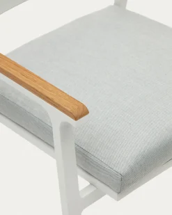 Kave Home Tuinstoel Bona Aluminium Wit