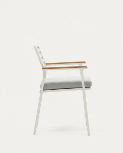 Kave Home Tuinstoel Bona Aluminium Wit