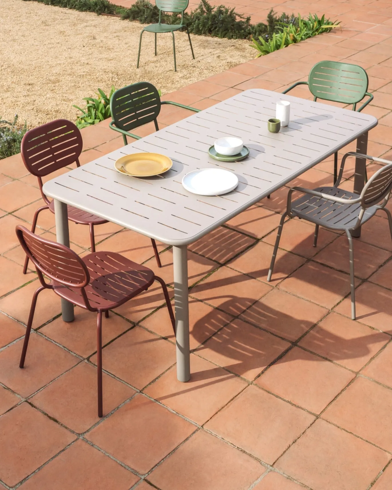 Kave Home Tuinstoel Brai Taupe