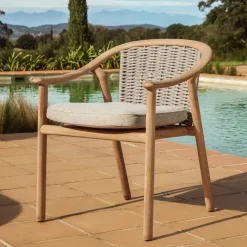 Kave Home Tuinstoel Elunda Teakhout Naturel