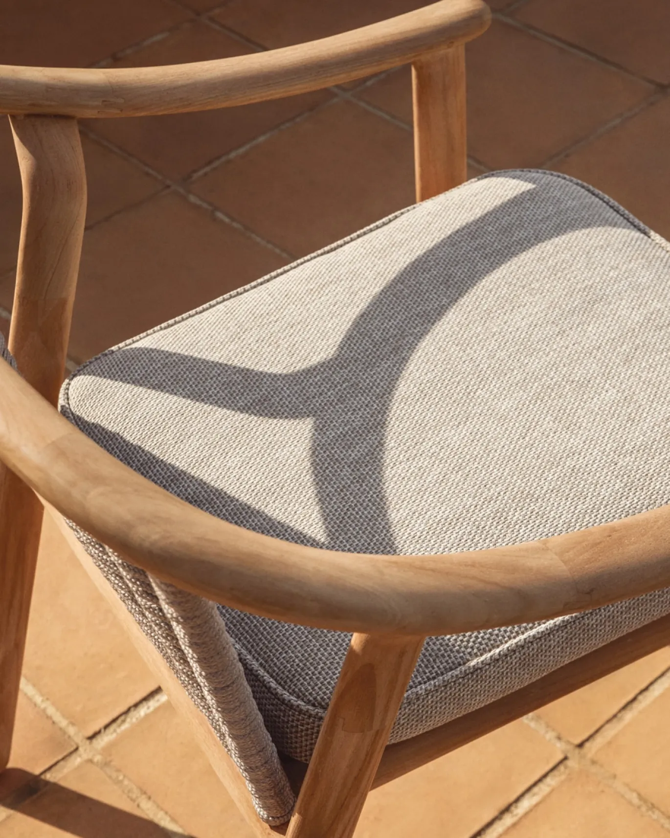 Kave Home Tuinstoel Elunda Teakhout Naturel