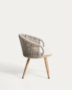 Kave Home Tuinstoel Lidario Aluminium Taupe