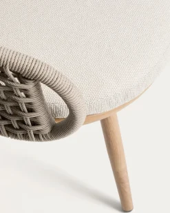 Kave Home Tuinstoel Lidario Aluminium Taupe