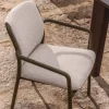 Kave Home Tuinstoel Linosa Aluminium Groen/Beige