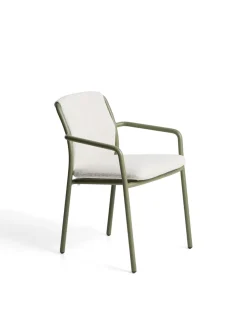 Kave Home Tuinstoel Linosa Aluminium Groen/Beige