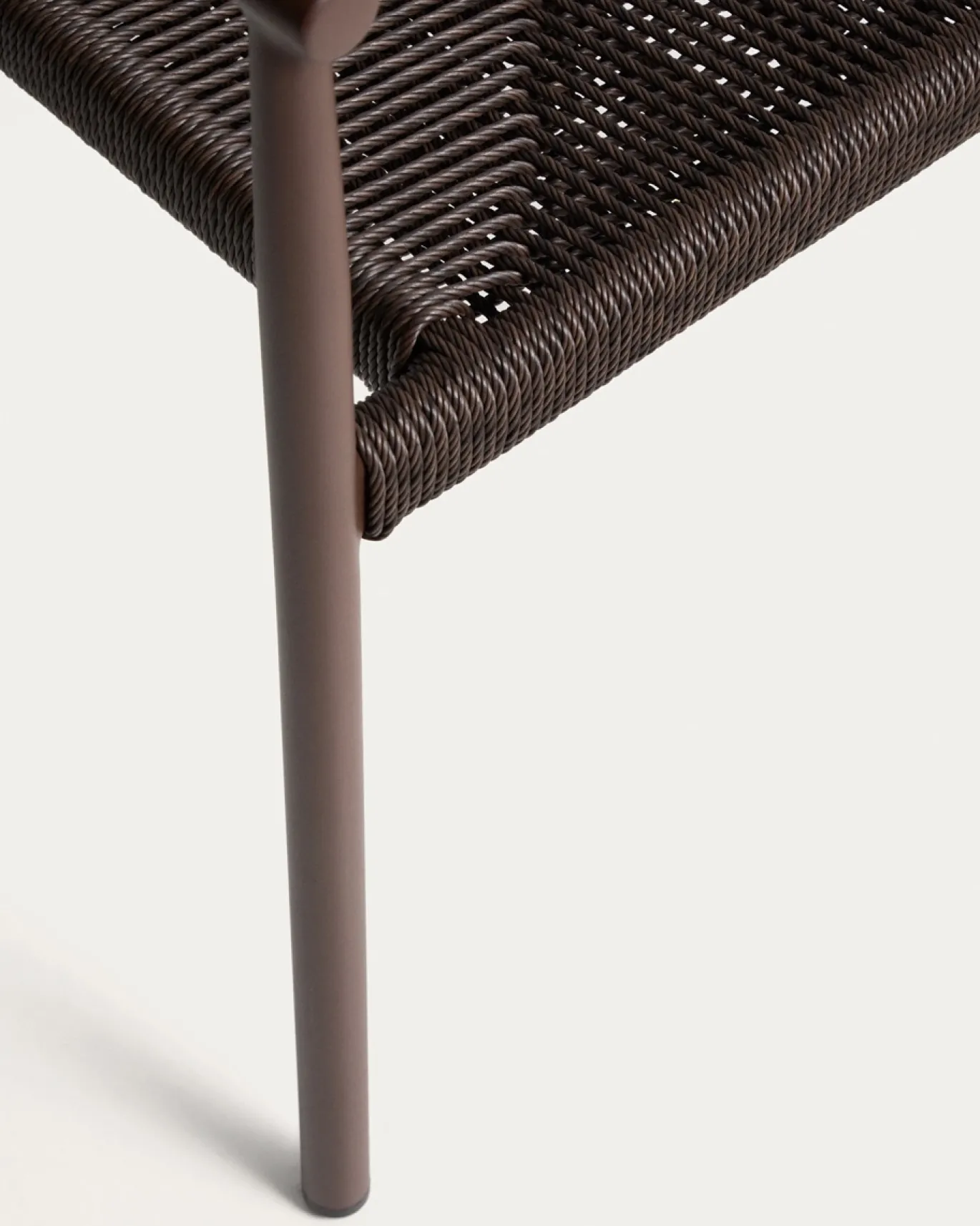 Kave Home Tuinstoel Livadia Stapelbaar Bruin