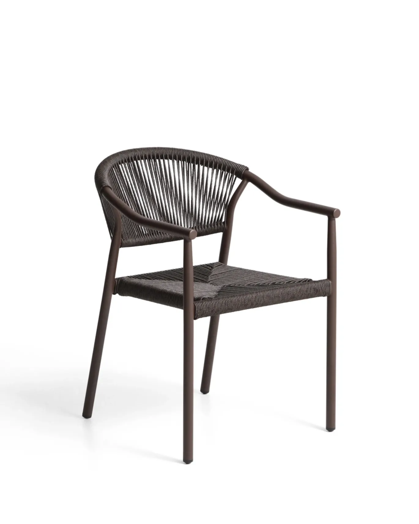 Kave Home Tuinstoel Livadia Stapelbaar Bruin