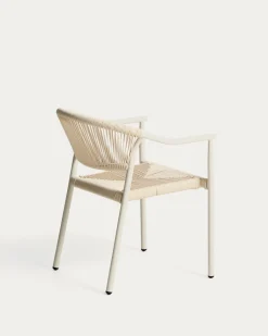 Kave Home Tuinstoel Livadia Stapelbaar Beige