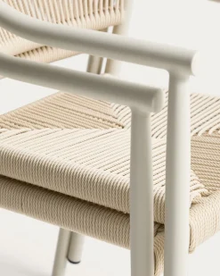 Kave Home Tuinstoel Livadia Stapelbaar Beige