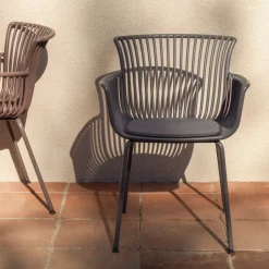 Kave Home Tuinstoel Suprika Grafiet