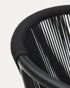 Kave Home Tuinstoel Xelida Zwart Touw