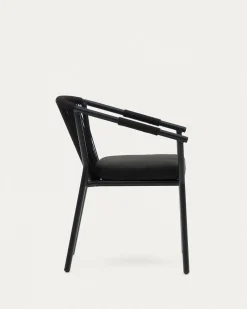 Kave Home Tuinstoel Xelida Zwart Touw