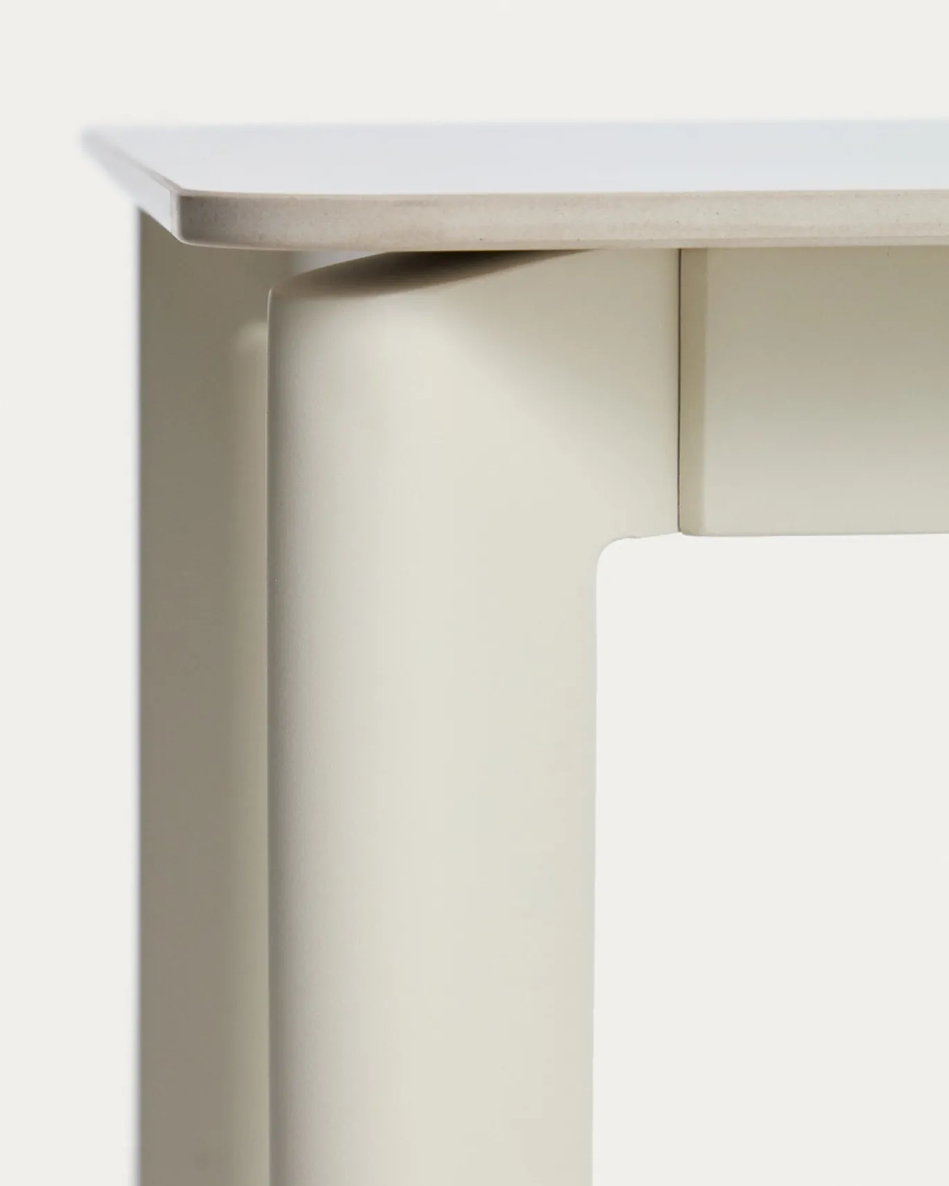 Kave Home Tuintafel Anafi Sintered Stone Beige 140cm