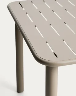 Kave Home Tuintafel Brai Staal Taupe 180cm