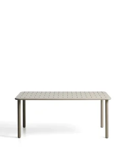 Kave Home Tuintafel Brai Staal Taupe 180cm