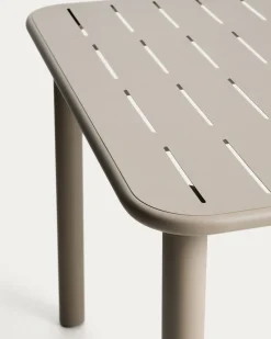 Kave Home Tuintafel Brai Staal Taupe 180cm