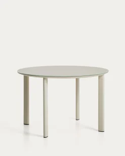 Kave Home Tuintafel Erice Beige Ø120cm