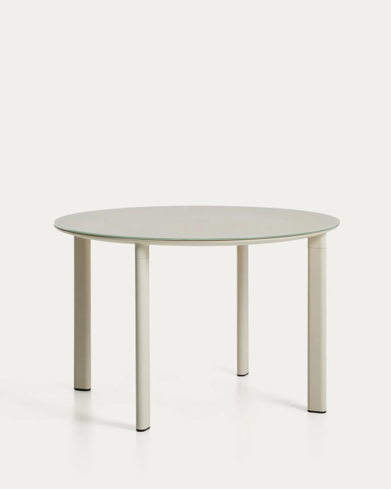 Kave Home Tuintafel Erice Beige Ø120cm