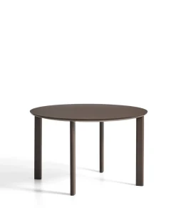 Kave Home Tuintafel Erice Donkerbruin Ø120cm