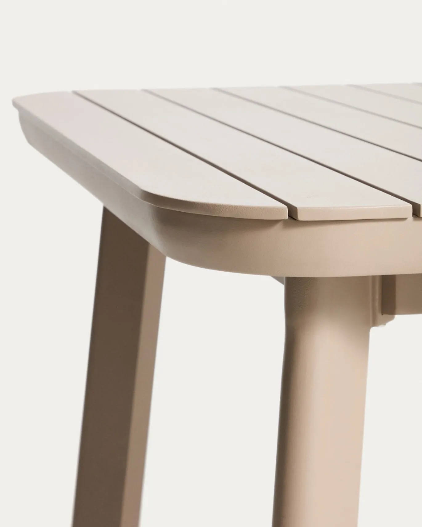 Kave Home Tuintafel Izola Aluminium Taupe 220-280cm