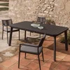 Kave Home Tuintafel Izola Aluminium Grafiet 220-280cm